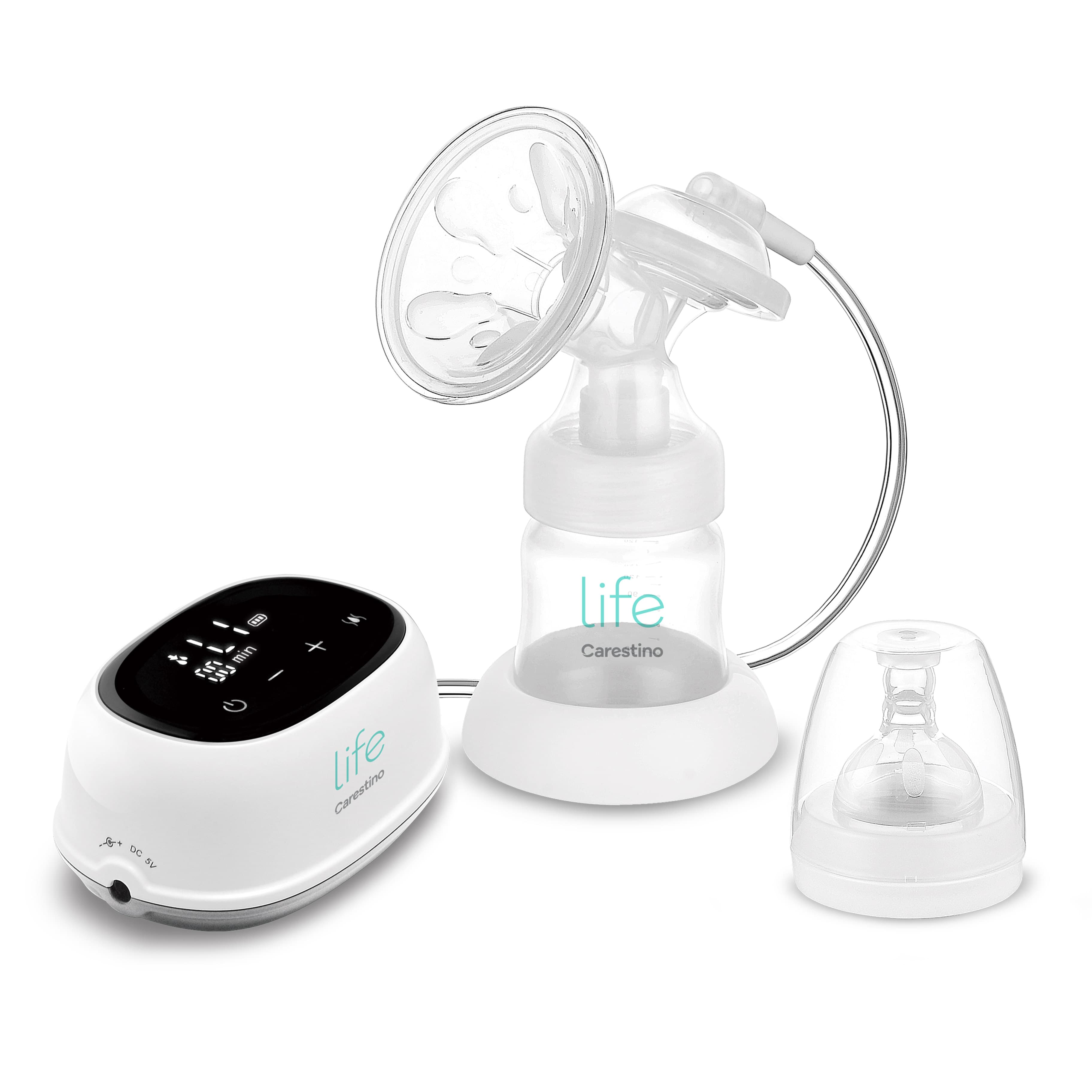 Imagen 1 de 3 de Extractor de Leche Eléctrico con Mamadera