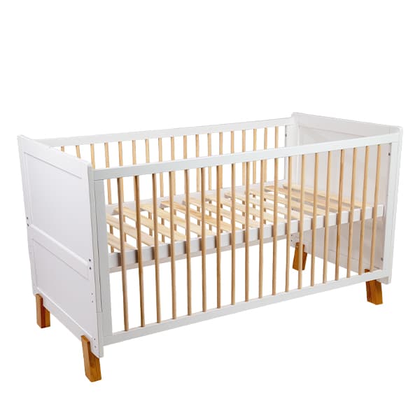 Cuna Evolutiva de Madera Vigo 140x70 Blanco